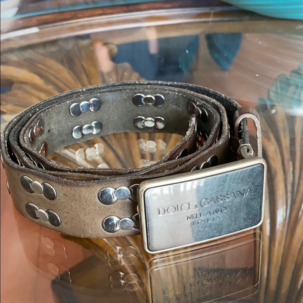 Dolce & Gabbana Milano Italia Belt